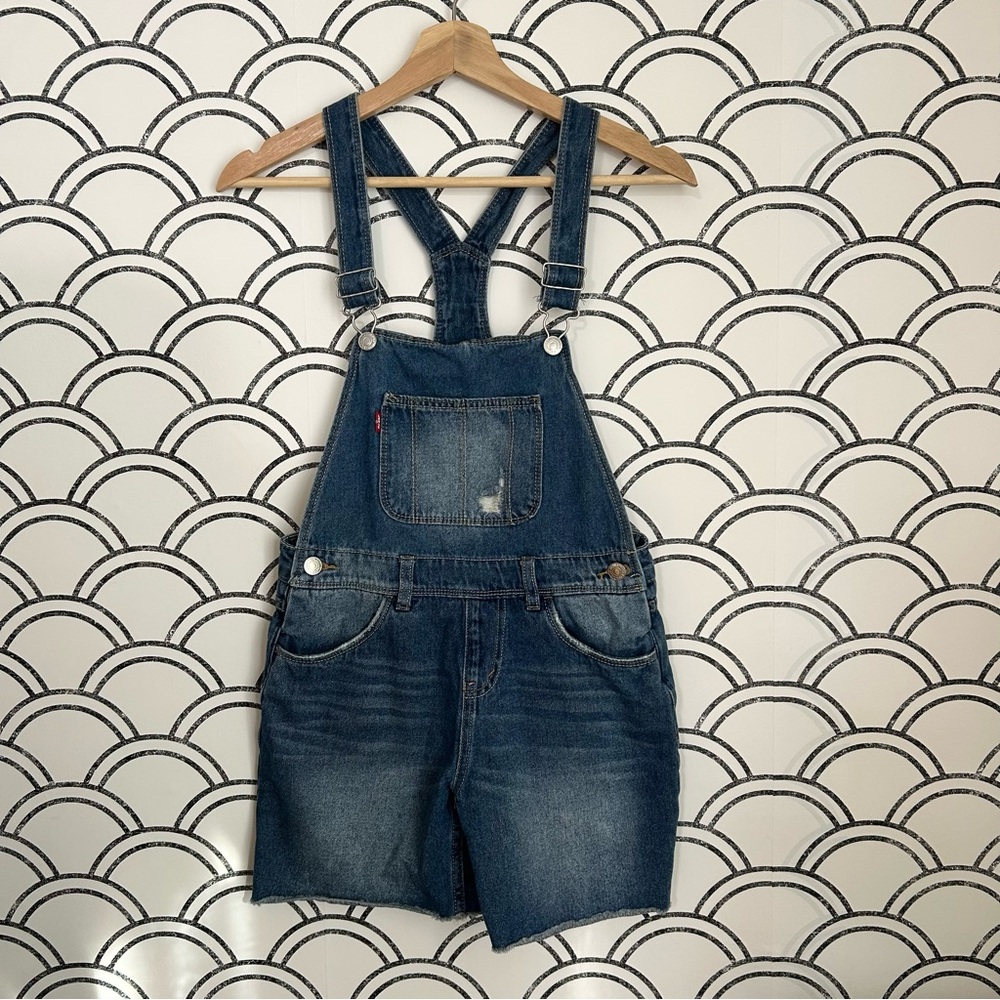 Levis Denim Shortall Overalls 12 Regular
